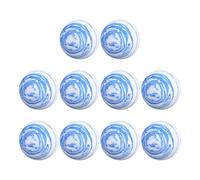 Pelotas de golf para interiores - 10 bolas blandas de entrenamiento, deportivas para calentamiento, pelota de práctica de flujo de aire, bola de golf en de 40 mm para ejercicios de swi