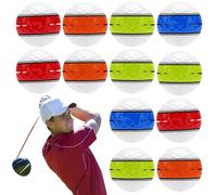 Pelotas de golf para mujer, 12 pelotas de entrenamiento, accesorios deportivos con de puntería orbital de 360 grados y ayuda de entrenamiento para interior y exterior