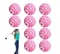 Pelotas de golf para práctica de espuma en el patio trasero, ligeras | Pelota de esponja ligera y suave, juegos familiares para interiores, patio, campo de golf, campo de conducción, principiantes