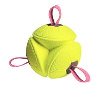 Pelotas de juguete para perros - Nlimpia los dientes con cuerda interactiva - Bolas interactivas para cachorros | para juegos de interior exterior, combate contra el aburrimiento, entrenamiento