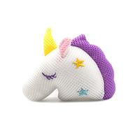 Pelotas de lufa de baño para niños y niñas con diseño de unicornio lindo para bebés, niñas, niños, bola de ducha de malla, puf exfoliante, esponja de baño, limpiador corporal, accesorios de baño