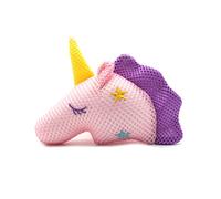 Pelotas de lufa de baño para niños y niñas con diseño de unicornio lindo para bebés, niñas y niños, bola de ducha de malla, puf exfoliante, esponja de baño, accesorios de baño (unicornio rosa)