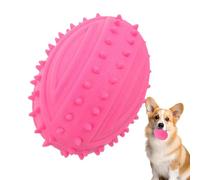Pelotas de mascar para perros, Bola de limpieza de dientes | Juguetes para masticar resistentes a mordeduras, Juguetes interactivos de enriquecimiento para perros para masticadores agresivos