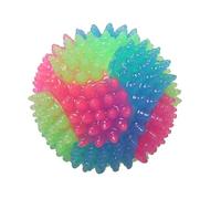 Pelotas de Perro iluminadas para Buscar | Bola elástica Intermitente Que en la Oscuridad, Juguetes interactivos para Mascotas, Juguetes de Rebote Brillantes para Cachorros, Gatos, Perros