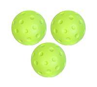 Pelotas de Pickleball para Interiores | 3 Pelotas de Pickleball de Entrenamiento de Espuma de Poliuretano | Accesorios Deportivos Huecos de 74 mm, Bolas de Taladro de Calentamiento para