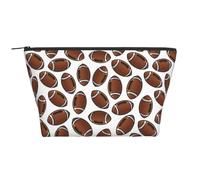 Pelotas de Rugby de fútbol Americano, Bolsa de artículos de tocador Bolsa de Maquillaje Bolsa de cosméticos Bolsa de artículos de tocador de Viaje portátil