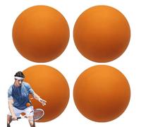 Pelotas de squash - 4 pelotas de salto de alta resistencia, elásticas para deportes al aire libre, bolas huecas de alta visibilidad para principiantes, ayudantes de entrenamiento para un control