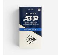 Pelotas de tenis de nivel intermedio, 2 tubos de 4 pelotas, Dunlop Championship Bipack Talla única