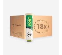 Pelotas de tenis Dunlop fort all court amarillo, caja de 18 tubos de 4 pelotas Talla única