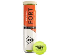 DUNLOP Pelota de Tenis Fort Clay Court: la Profesional en Tierra Batida (4 Pelotas)