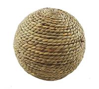 Pelotas masticables de conejo, juguete de conejillo de indias, bola de rama de sauce natural, bola de hierba para masticar conejo, juguetes masticables para conejos, gatos, roedores pequeños