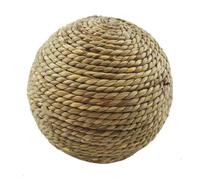 Pelotas masticables de conejo, juguete de conejillo de indias, bola de rama de sauce natural, juguetes de conejo, juguete de bola de paja natural, juguetes de ejercicio de masticación de conejo,