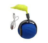 Pelotas para gatos - Bola de cola móvil inteligente, juguete automático para gatos recargable de 2 velocidades - para jugar a gatitos, ejercicio, caza, juego, actividad, aburrimiento en interiores