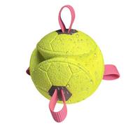 Pelotas para perros - Juguetes masticables con cuerda | Juguetes interactivos para perros | para interiores y exteriores, contra el aburrimiento, entrenamiento, juegos de enriquecimiento,
