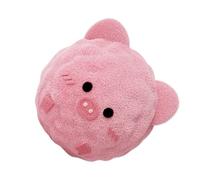 Pelotas Pequeñas Chirriantes para Perros | Juguetes Interactivos de Peluche Masticables | Pelota de Mascota con Diseño de Animal - Para Parque, Césped, Patio, Al Aire Libre, Jardín, Acampada Y Entrena