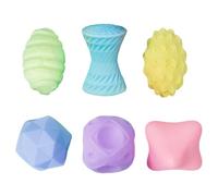 Pelotas sensoriales para bebés: juguete de pelota de entrenamiento para bebés, pelotas suaves sensoriales de múltiples texturas, juego multicolor de diferentes formas para bebés y niños pequeños, jugu