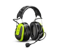 3M PELTOR WS Alert X+ Orejeras, aplicación, Amarillo Brillante, Diadema, Bluetooth, MRX21A3WS7, USB-C, 1 por Paquete