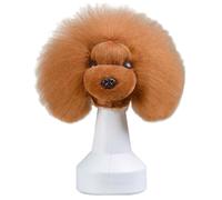 Peluca albaricoque para la práctica en peluquería canina - Caniche