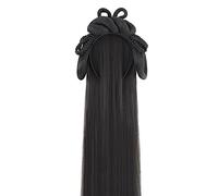Peluca Antigua China For Mujer, Pelucas Hanfu, Tocado, Accesorio De Baile For Fotografía, Pelucas Negras For Mujer, Moño De Pelo Integrado (Color : Hair band type F)