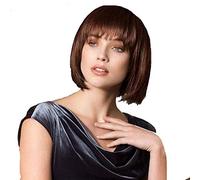 Peluca Bobo De Moda Europea Y Americana, Peluca De Pelo Corto Y Liso