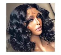 Peluca Body Wave Lace Front Wig 4×4 Bob Peluca Cabello Humano Para Mujeres Negras Pre Arrancado Con Pelo De Bebé Brasileño Remy 13X4 Hd Lace Frontal Pelucas Grises Para Mujeres (14 Pulgadas 13X4 Bob