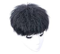 Peluca bonita, naturalmente exquisita, esponjosa para hombres, que añade volumen al cabello, pelucas refrescantes, peluca corta para uso diario en fiestas, color negro y marrón