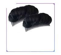 Peluca Cabello Bangs invisible almohadilla de cabello alto y alto peine for el cabello falso extensión de cabello natural for mujeres peluca Pelucas diarias(02)