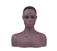 Peluca cabeza de maniquí femenino gafas de publicidad sombrero modelo de maniquí de cabeza de maniquí profesional está hecha de PVC