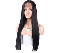 Peluca Cómoda Europea Y De Moda Para Mujer, Peluca Realista De Pelo Largo Y Liso Con Encaje Frontal, Peluca De 26 Pulgadas (Tamaño: 22 Pulgadas) (18 Pulgadas)