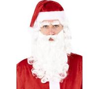 Peluca con barba de Papá Noel
