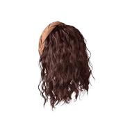 Peluca con diadema de 12 pulgadas for mujer, pelo sintético corto, rizado, ondulado y esponjoso, accesorio extensión, pieza falsa banda, 1 ud(BF363-2-33)