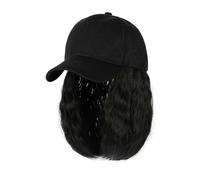 Peluca Con Diadema Gorros for peluca for mujer, gorros for peluca ondulados, gorros for peluca con gorra de béisbol, adecuados for fiestas temáticas diarias, conciertos y citas Gorros De Peluca Para M