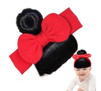 Peluca con flequillo para bebé - Postizo para bebé con banda elástica y agradable para la piel | Sombreros y seguros para espectáculos infantiles, celebraciones, eventos familiares, disfr