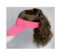 Peluca Con Flequillo Peluca De Sombrero Gorros de peluca for mujer, gorros de peluca de béisbol, gorros de peluca de cola de caballo, pelucas de fibra sintética resistente al calor de aspecto natural