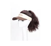 Peluca Con Flequillo Peluca De Sombrero Pelucas for mujer, gorros for peluca con cola de caballo, gorros for peluca con gorra de béisbol, pelucas de fibra sintética resistentes al calor de aspecto nat
