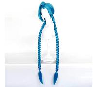 Peluca con Trenzas largas Azules Arcane Jinx, Disfraz de Cosplay, Pelo sintético Resistente al Calor, Pelucas para Fiesta de Carnaval para Mujeres