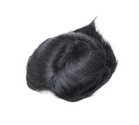 Peluca corta para hombre Sistema de reemplazo cabello humano for hombres, pelucas masculinas onda fina monocromática 8x10 Cubierta de calvicie