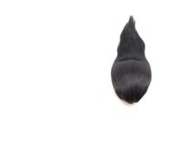 Peluca corta para hombre Tupé for hombre de 30 cm, sistema capilar con encaje frontal francés, base piel sintética y monocromático Cubierta de calvicie