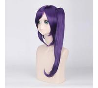 Peluca cosplay Anime Gintama Kagura Yoshihara Naranja Rojo Pelucas trenzadas cortas Disfraz de Cosplay de Halloween Pelo sintético resistente al calor Talla única PL-056 Peluca Gakupo