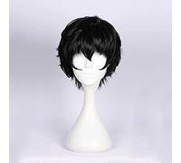 Peluca Cosplay Anime, Peluca Persona 5 Joker Protagonist Akira Kurusu, Black Short Peluca Cosplay Anime, Peluca Con Capucha Gratuita, Halloween Hair, Para Cosplay De Fiesta Diari Regalo
