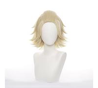 Peluca Cosplay Anime, Peluca Tokyo Revengers Wiki, Peluca con Capucha Gratuita, Para Halloween, Fiesta, Carnaval, Vida Nocturna, Conciertos, Bodas (Manjiro Sano/Mikey)
