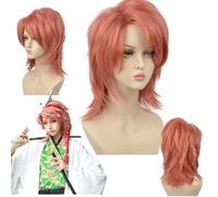 Peluca Cosplay Sabito para adultos- fiesta de Halloween, exposiciones de cómics, fiestas temáticas de cumpleaños y convenciones de anime