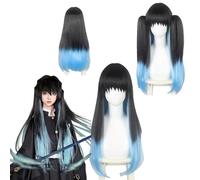 Peluca Cosplay Tokitou Muichirou para adultos- fiesta de Halloween, exposiciones de cómics, fiestas temáticas de cumpleaños y convenciones de anime