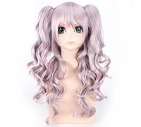 Peluca de anime Charlotte Tomori Nao con clips dobles, pelucas sintéticas para cosplay, para niñas, mujeres y hombres