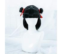 Peluca de anime cosplay La película Halloween Carnaval Fiesta Cosplay Película Nuzar Nalakuvara Ne Zha. Peluca Nezha Peluca sintética resistente al calor