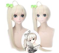 Peluca de anime en soledad donde estamos menos solos Kasugano Sora Cosplay peluca 80 cm pelucas largas y rectas peluca de cola de fiesta
