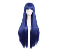 Peluca de anime Hyuga Hinata Cosplay Wig, peluca azul, disfraz de Halloween, para fiestas de disfraces, espectáculos de anime, eventos de cosplay, conciertos, peluca diaria (talla: estilo A)