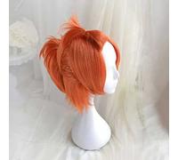 Peluca de anime para cosplay de Tsukiuta The Animation Haduki You Wig, peluca larga naranja, con gorro de peluca libre, para Navidad, Carnaval Fiesta, Halloween, Cosplay Wig