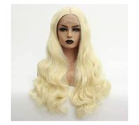 Peluca de Cabaret Peluca Sintética Rubia De 24 Pulgadas, Pelucas De Pelo Ondulado Largo Y Rizado Para Mujer, Pelucas Para Fiesta De Halloween Pelucas Disfraz