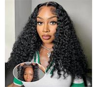 Peluca de cabello humano 4x4 HD Lace Front Wig Human Hair Pre Plucked Water Wear and Go Glueless Human Hair Wigs For Black Women 20Pulgadas